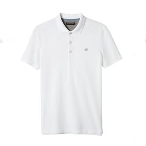 Banana Republic White Polo